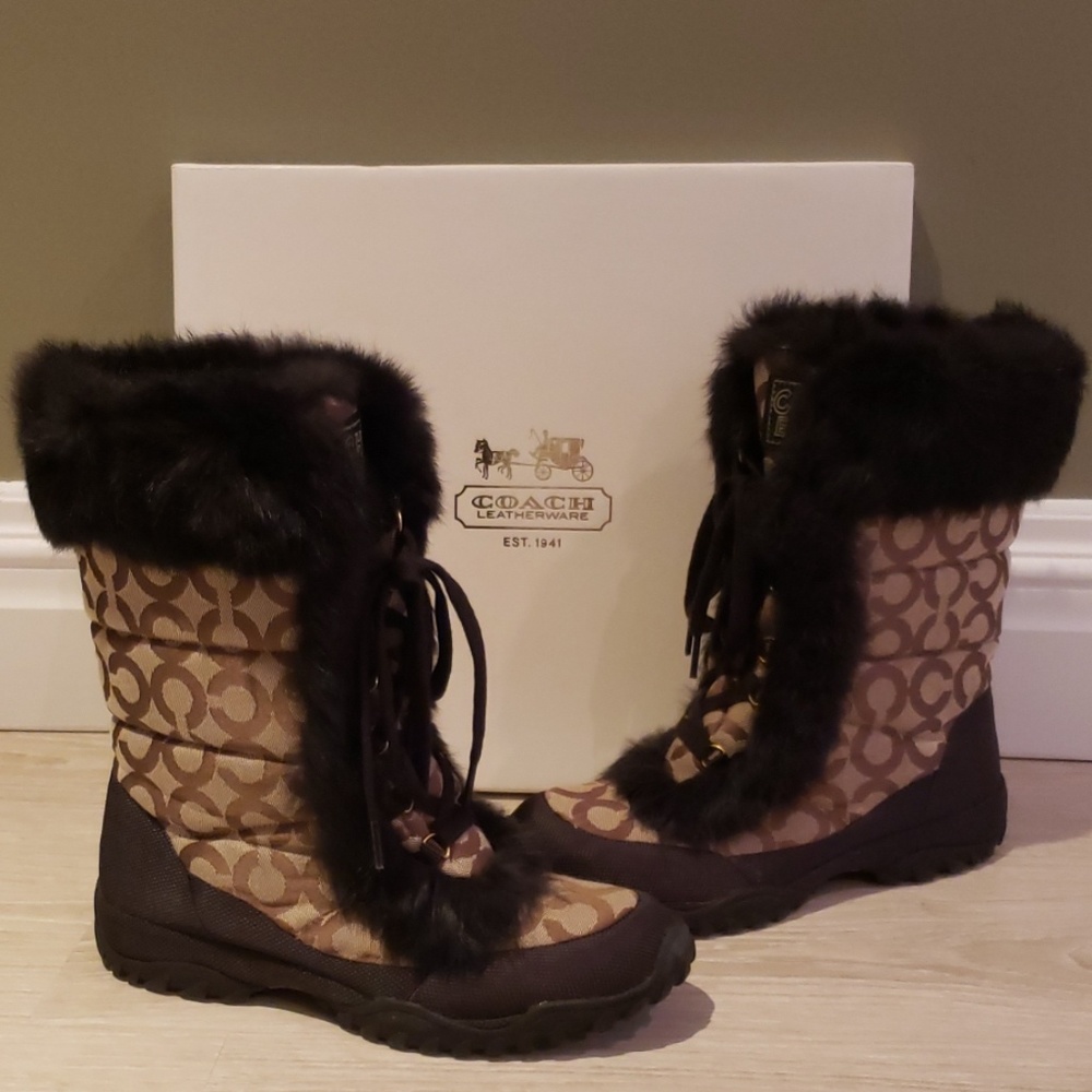 Coach snow boots